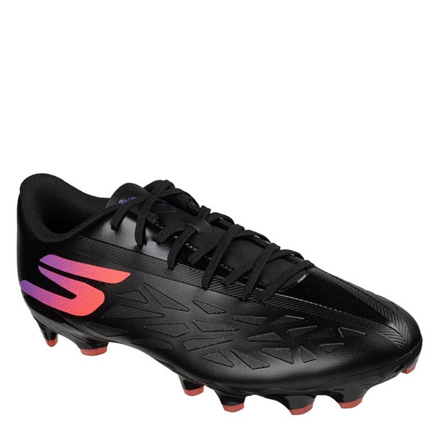 Black/Purple - Skechers - Men's Razor .3 Firm Ground Football Boot