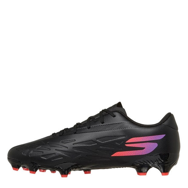 Black/Purple - Skechers - Men's Razor .4 Firm Ground Football Boot