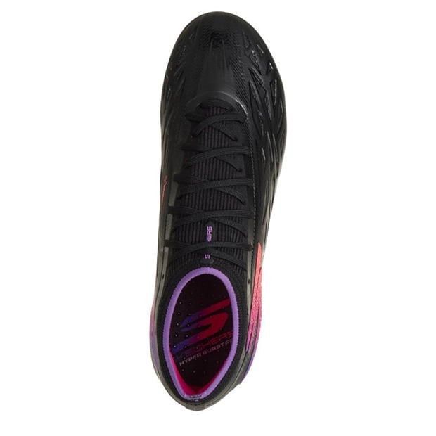 Black/Purple - Skechers - Mens Razor 2 Firm Ground Football Boot