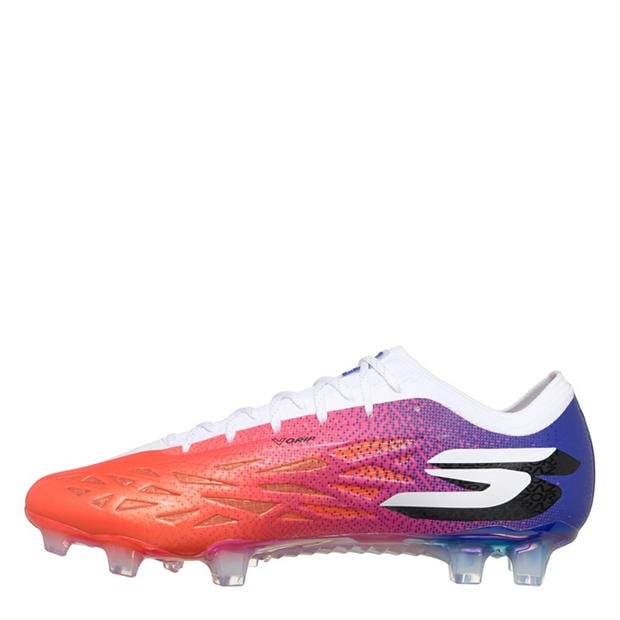 Blue/Pink - Skechers - Mens Razor 2 Firm Ground Football Boot