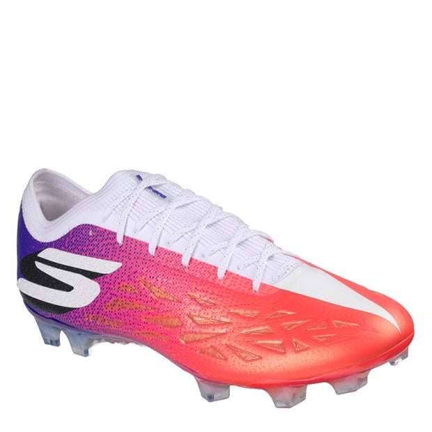 Blue/Pink - Skechers - Mens Razor 2 Firm Ground Football Boot