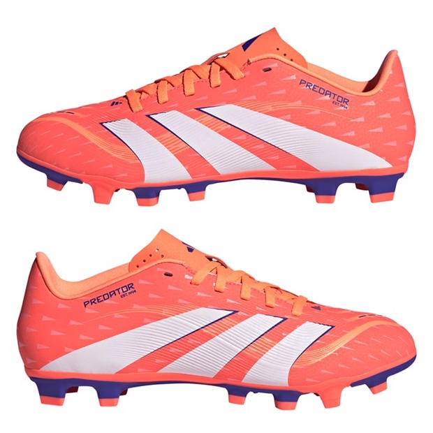 Оранжево/Бяло - adidas - Predator Club Firm Ground Football Boots