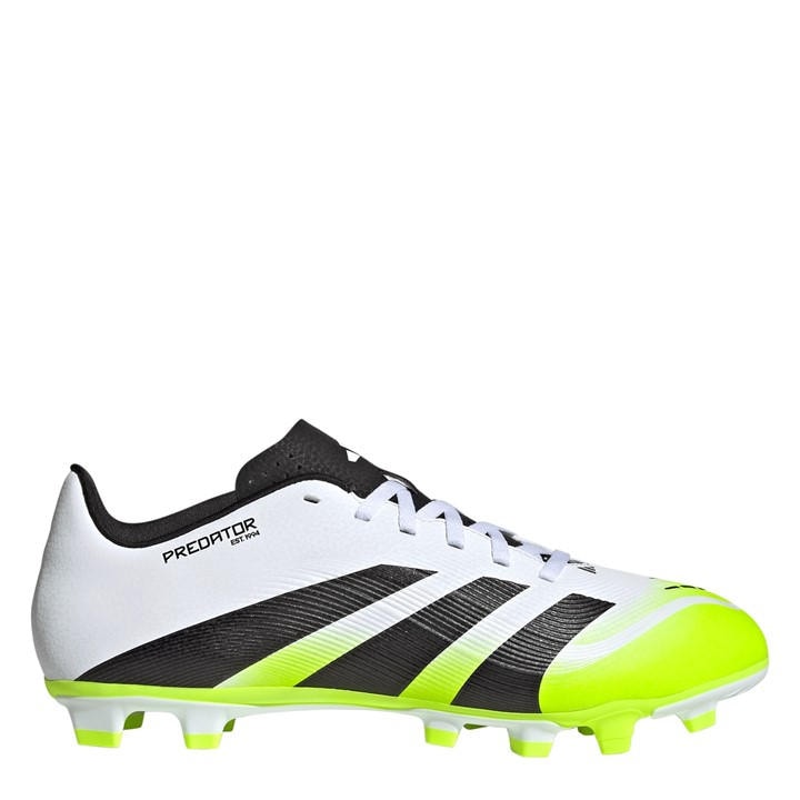 Adidas Men's White Predator Club Firm Ground Football Boots in Size 9, Sports Direct