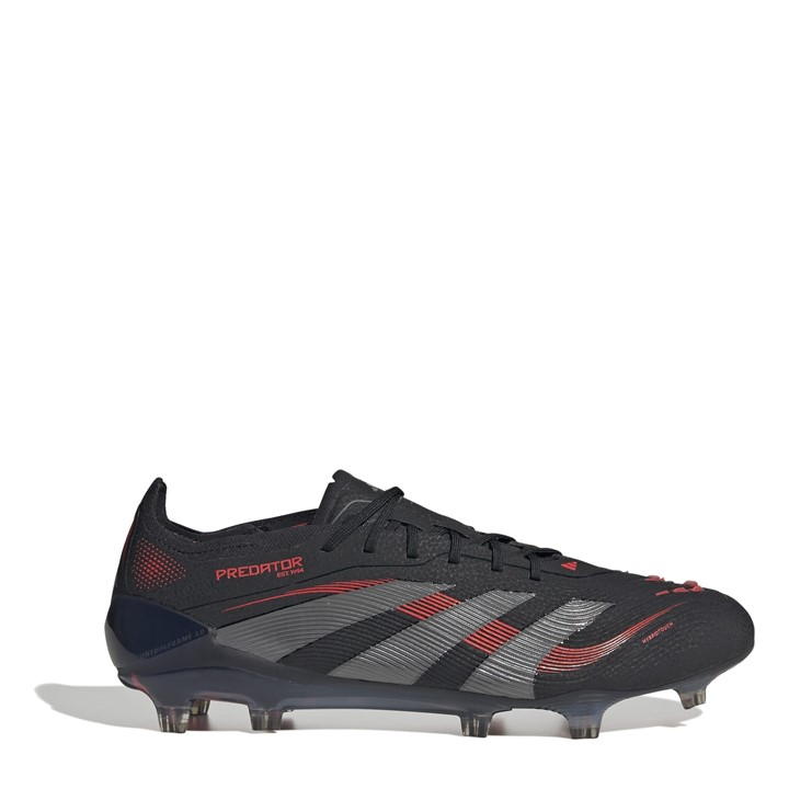 Adidas Men's Black Predator Elite Firm Ground Football Boots in Size 8, Sports Direct