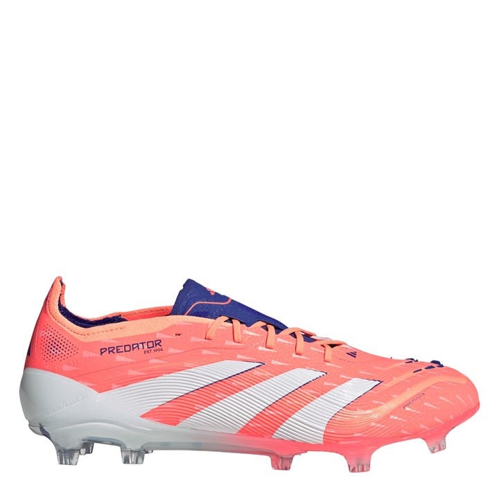 Adidas Men's Orange Predator Elite Firm Ground Football Boots in Size 9.5, Sports Direct