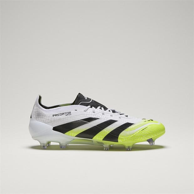 White/Blk/Lemon - adidas - Predator Elite Firm Ground Football Boots
