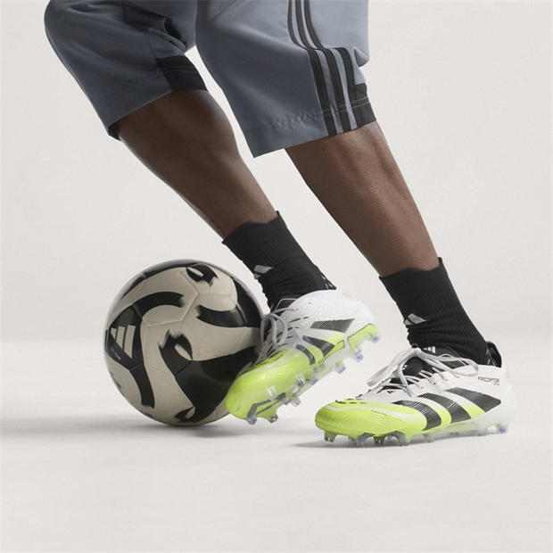 White/Blk/Lemon - adidas - Predator Elite Firm Ground Football Boots