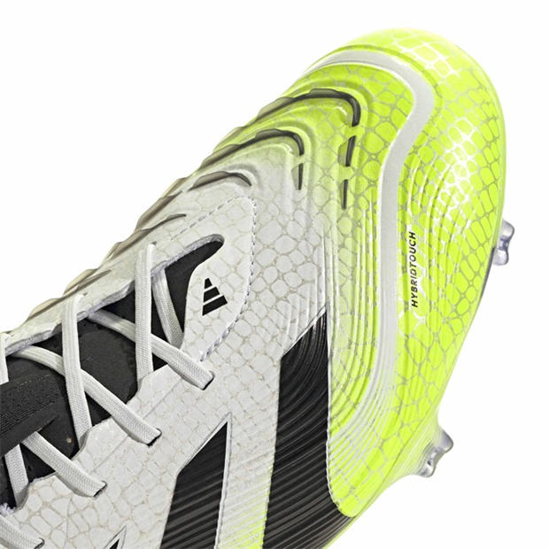 White/Blk/Lemon - adidas - Predator Elite Firm Ground Football Boots