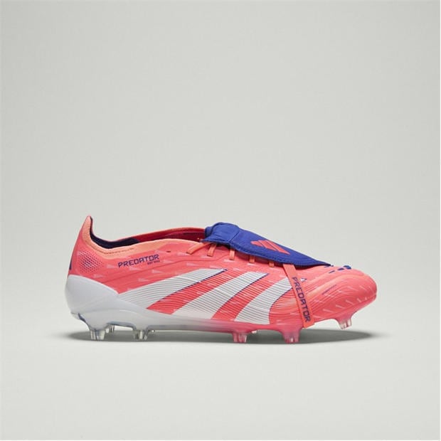 Оранжево/Бяло - adidas - Predator Elite Fold-Over Tongue Firm Ground Football Boots