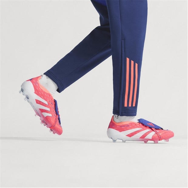 Оранжево/Бяло - adidas - Predator Elite Fold-Over Tongue Firm Ground Football Boots