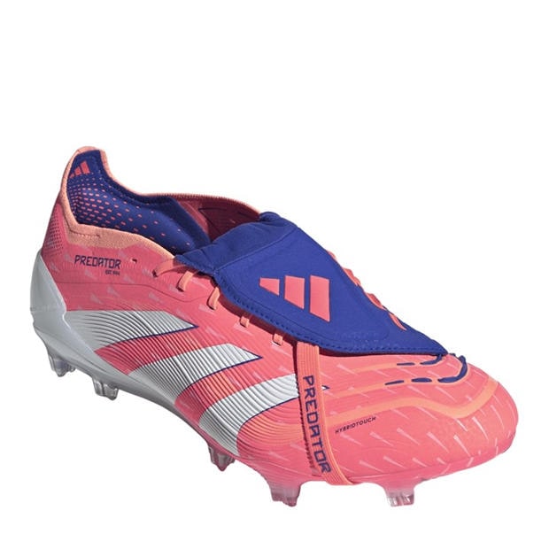 Оранжево/Бяло - adidas - Predator Elite Fold-Over Tongue Firm Ground Football Boots