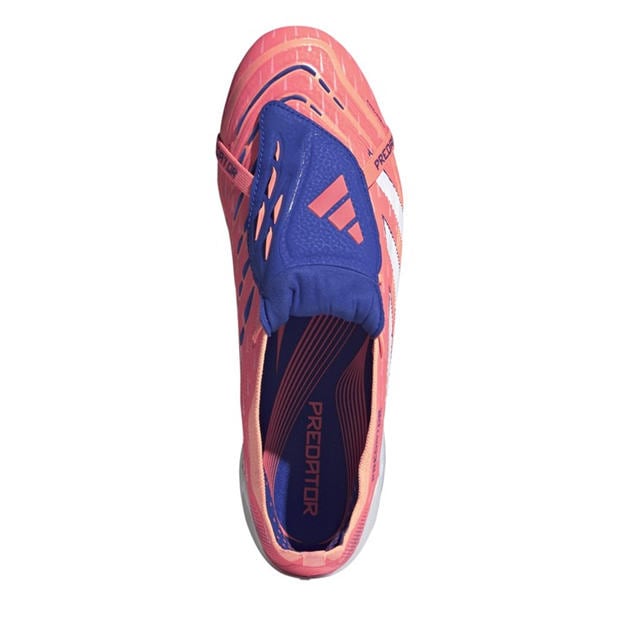 Оранжево/Бяло - adidas - Predator Elite Fold-Over Tongue Firm Ground Football Boots