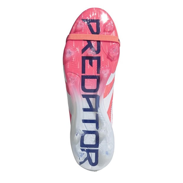Оранжево/Бяло - adidas - Predator Elite Fold-Over Tongue Firm Ground Football Boots