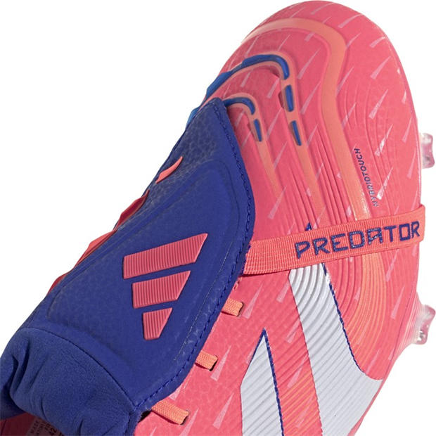 Оранжево/Бяло - adidas - Predator Elite Fold-Over Tongue Firm Ground Football Boots