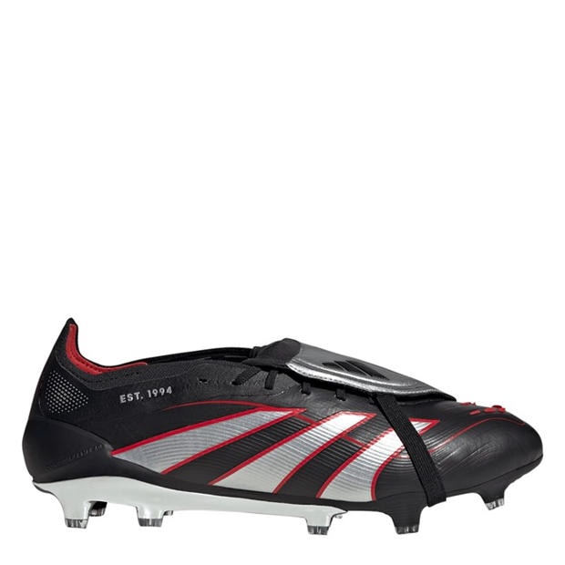 Черно/Червено - adidas - Predator Elite Fold-Over Tongue Firm Ground Football Boots