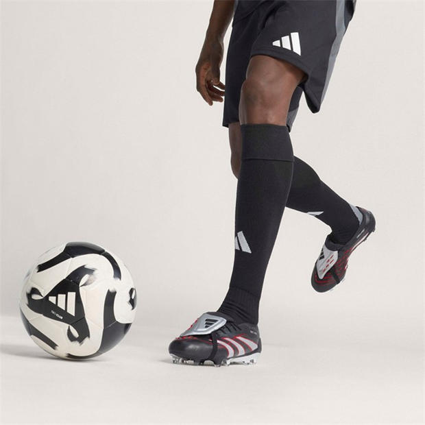 Черно/Червено - adidas - Predator Elite Fold-Over Tongue Firm Ground Football Boots