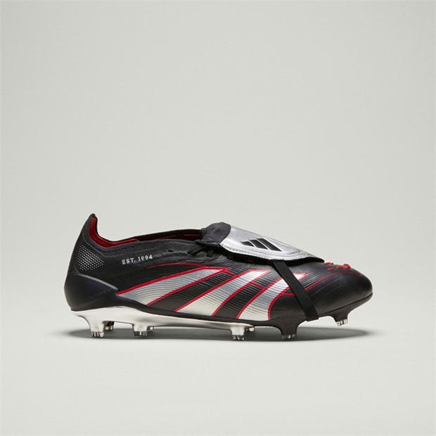 Черно/Червено - adidas - Predator Elite Fold-Over Tongue Firm Ground Football Boots
