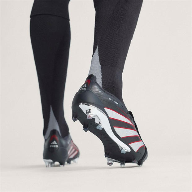 Черно/Червено - adidas - Predator Elite Fold-Over Tongue Firm Ground Football Boots