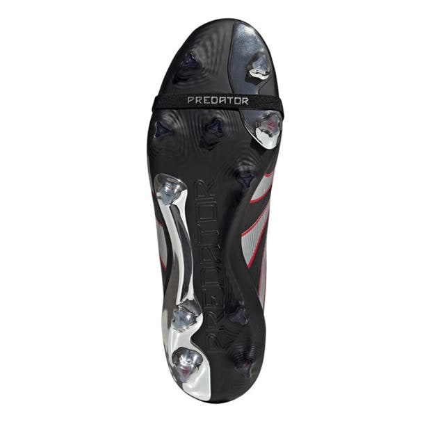 Черно/Червено - adidas - Predator Elite Fold-Over Tongue Firm Ground Football Boots