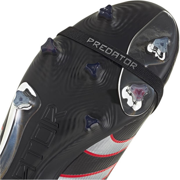 Черно/Червено - adidas - Predator Elite Fold-Over Tongue Firm Ground Football Boots