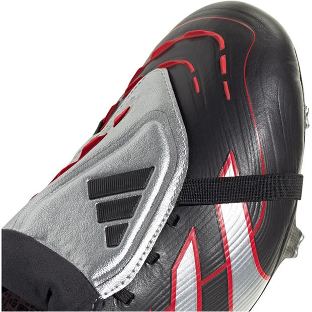 Черно/Червено - adidas - Predator Elite Fold-Over Tongue Firm Ground Football Boots