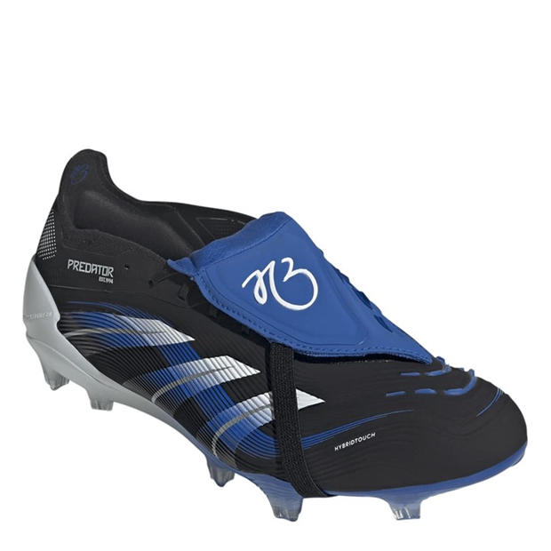 Black/Blue - adidas - Predator Elite Fold-Over Tongue Firm Ground Football Boots