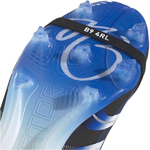 Black/Blue - adidas - Predator Elite Fold-Over Tongue Firm Ground Football Boots