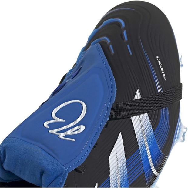 Black/Blue - adidas - Predator Elite Fold-Over Tongue Firm Ground Football Boots