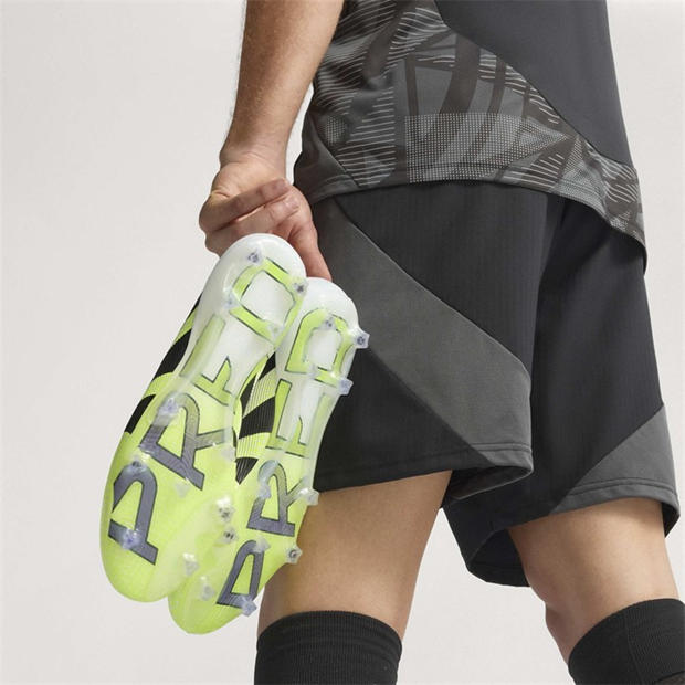 White/Blk/Lemon - adidas - Predator Elite Laceless Firm Ground Football Boots