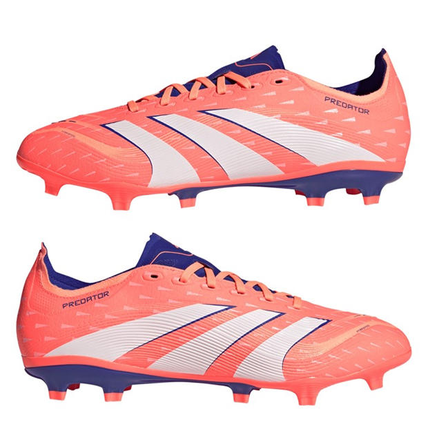 Оранжево/Бяло - adidas - Predator League Firm Ground Football Boots