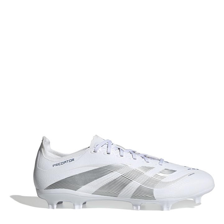 Adidas Men's White Predator League Firm Ground Football Boots in Size 9, Sports Direct