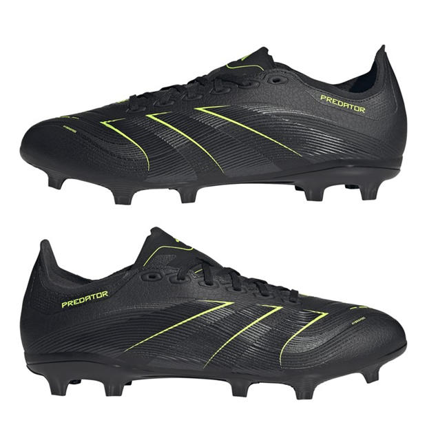 Black/Carbon - adidas - Predator League Firm Ground Football Boots