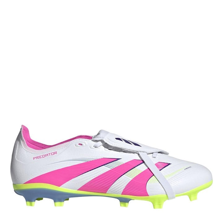 Adidas Men's White Predator League Fold-Over Tongue Firm Ground Football Boots in Size 10.5, Sports Direct