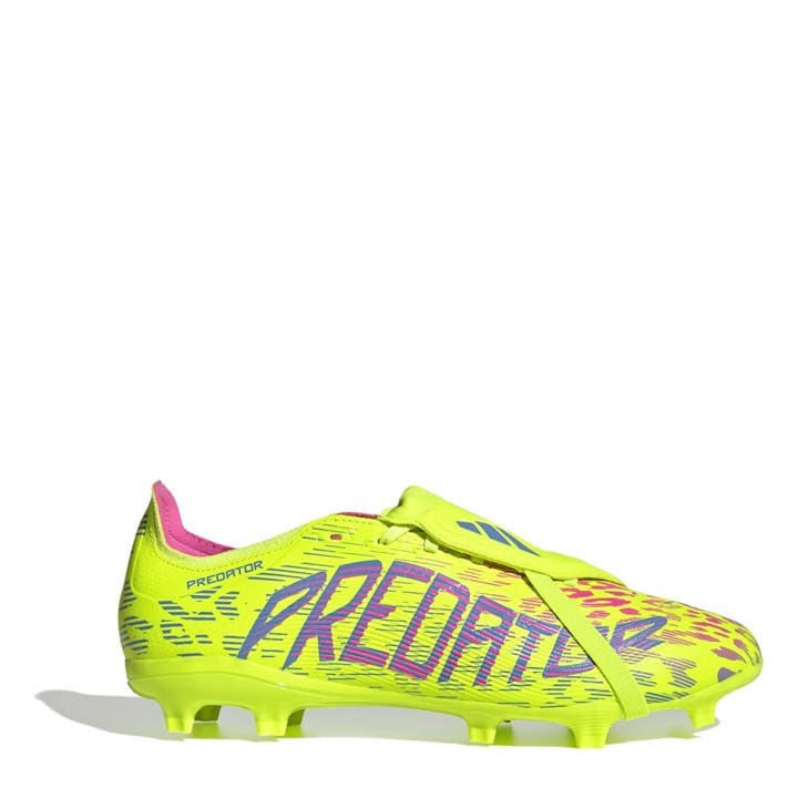 Adidas Men's Yellow Predator League Fold-Over Tongue Firm Ground Football Boots in Size 11.5, Sports Direct