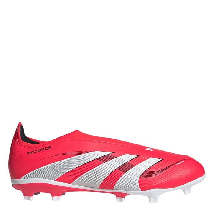Adidas Men's Red Predator League Laceless Firm Ground Football Boots Size 11