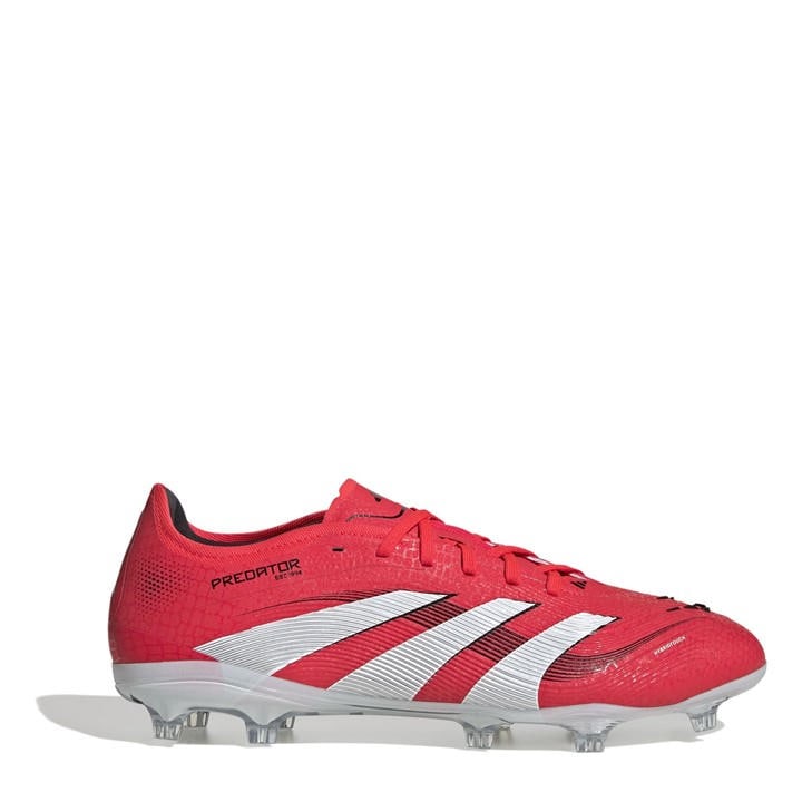 Adidas Men's Red Predator Pro Firm Ground Football Boots in Size 6.5, Sports Direct