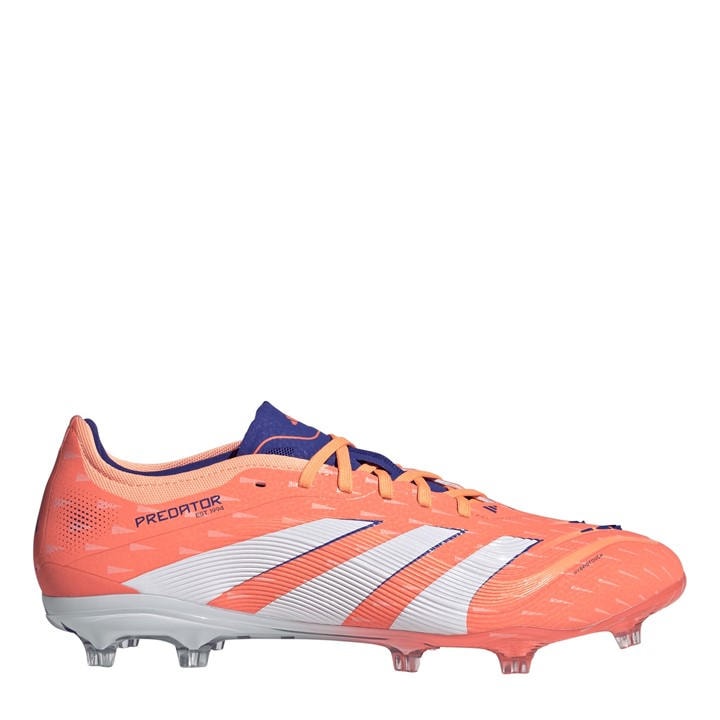 Adidas Men's Orange Predator Pro Firm Ground Football Boots in Size 9, Sports Direct