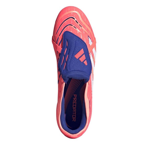 Orange/White - adidas - Predator Pro Fold-Over Tongue Firm Ground Football Boots