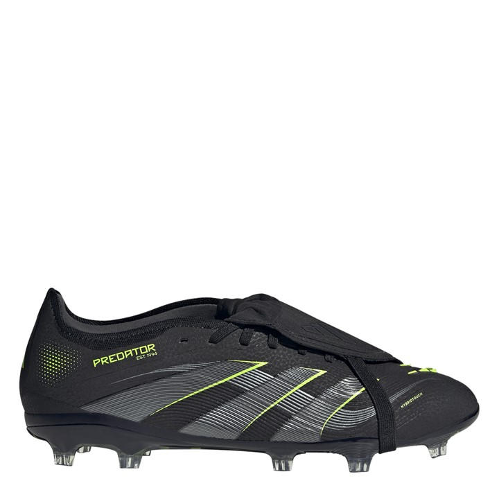 Adidas Men's Black Predator Pro Fold-Over Tongue Firm Ground Football Boots in Size 10.5, Sports Direct
