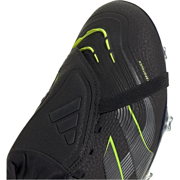 Black/Lemon - adidas - Predator Pro Fold-Over Tongue Firm Ground Football Boots