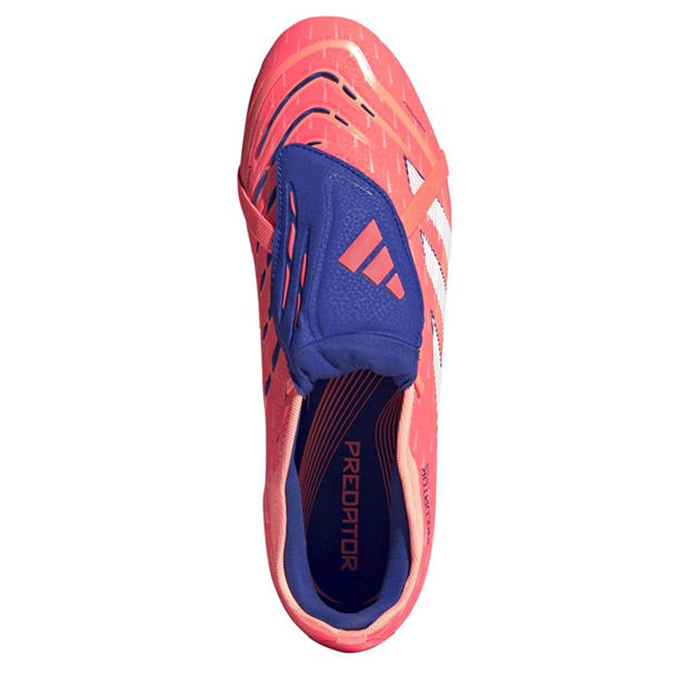 Orange/White - adidas - Predator Pro Fold-Over Tongue Soft Ground Football Boots