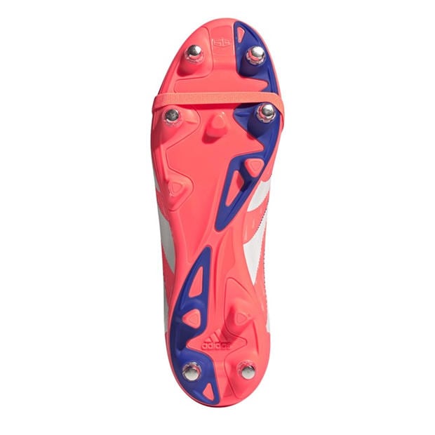 Orange/White - adidas - Predator Pro Fold-Over Tongue Soft Ground Football Boots