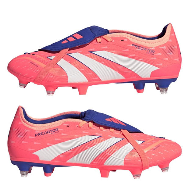 Orange/White - adidas - Predator Pro Fold-Over Tongue Soft Ground Football Boots
