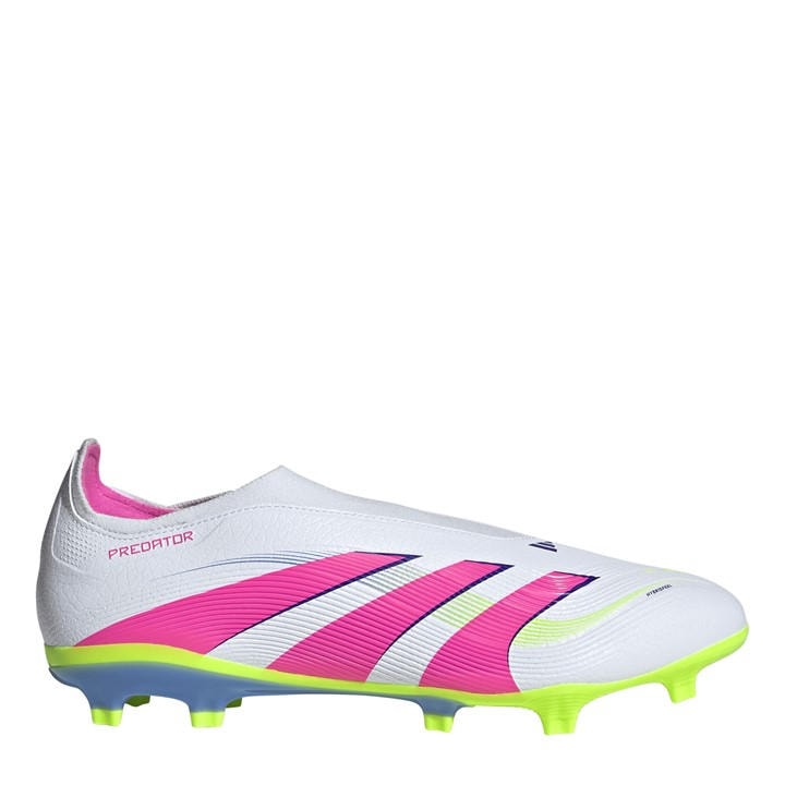 Adidas  White  Firm Ground Football Boots in Size 9.5, Sports Direct