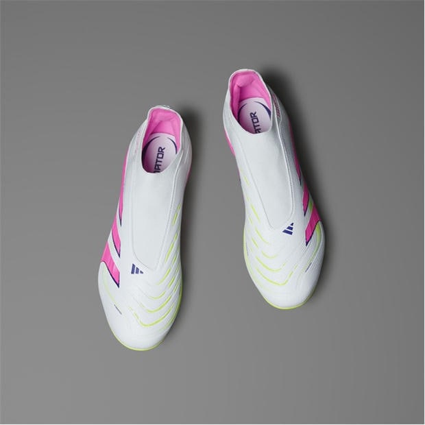 Wht/Pink/Lem - adidas - Unisex Adults Firm Ground Football Boots
