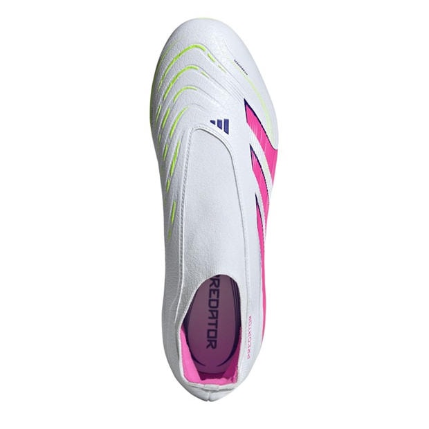 Wht/Pink/Lem - adidas - Unisex Adults Firm Ground Football Boots