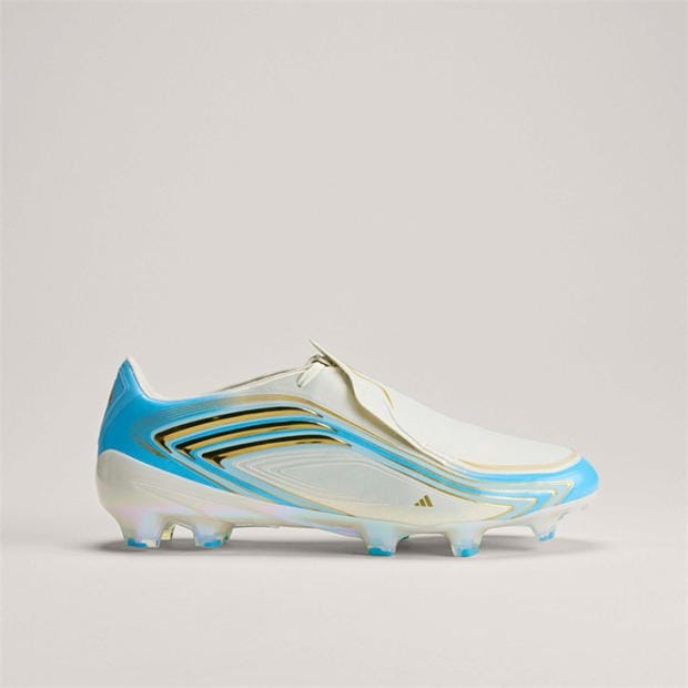 Cream/Blu/Gold - adidas - Adidas F50 Adults Elite Firm Ground Football Boots