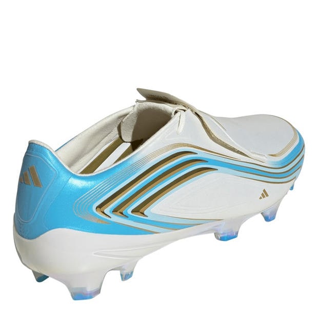 Cream/Blu/Gold - adidas - Adidas F50 Adults Elite Firm Ground Football Boots