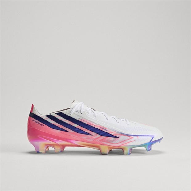 White/Coral - adidas - Adidas F50 Adults Elite Firm Ground Football Boots