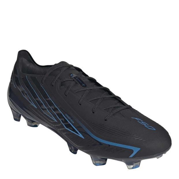 Black/Blue - adidas - Adidas F50 Adults Elite Firm Ground Football Boots